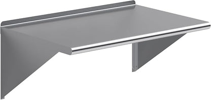 AmGood 36" Long X 24" Deep Stainless Steel Wall Shelf | NSF Certified | Appliance & Equipment Metal Shelving | Kitchen, Restaurant, Garage, Laundry, Utility Room