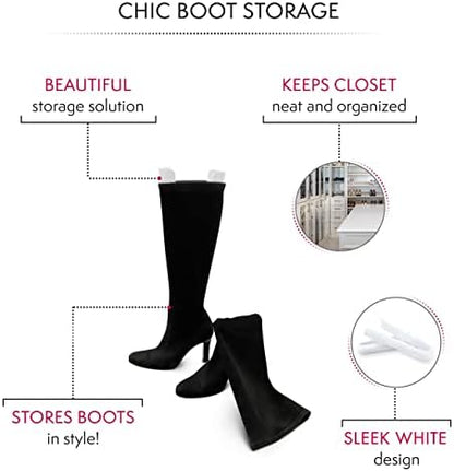 Bag-a-Vie Tall Boot Shapers For Women - Easy Glide Boot Stand-Up Inserts