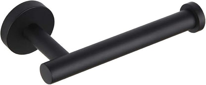 GERZ Bathroom Toilet Paper Holder SUS 304 Stainless Steel Matte Black Tissue Paper Roll Holder Wall Mount