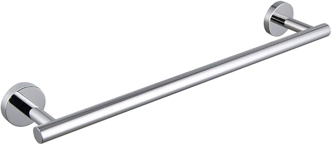 SUS 304 Stainless Steel Towel Bar 18-Inch Towel Rack Wall Mounted Towel Rail Towel Rod for Bathroom Modern Style Polished Finish