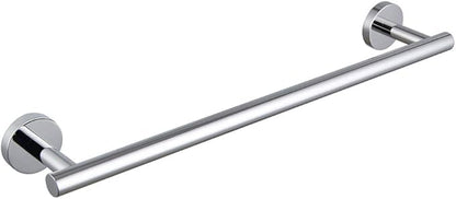 SUS 304 Stainless Steel Towel Bar 18-Inch Towel Rack Wall Mounted Towel Rail Towel Rod for Bathroom Modern Style Polished Finish