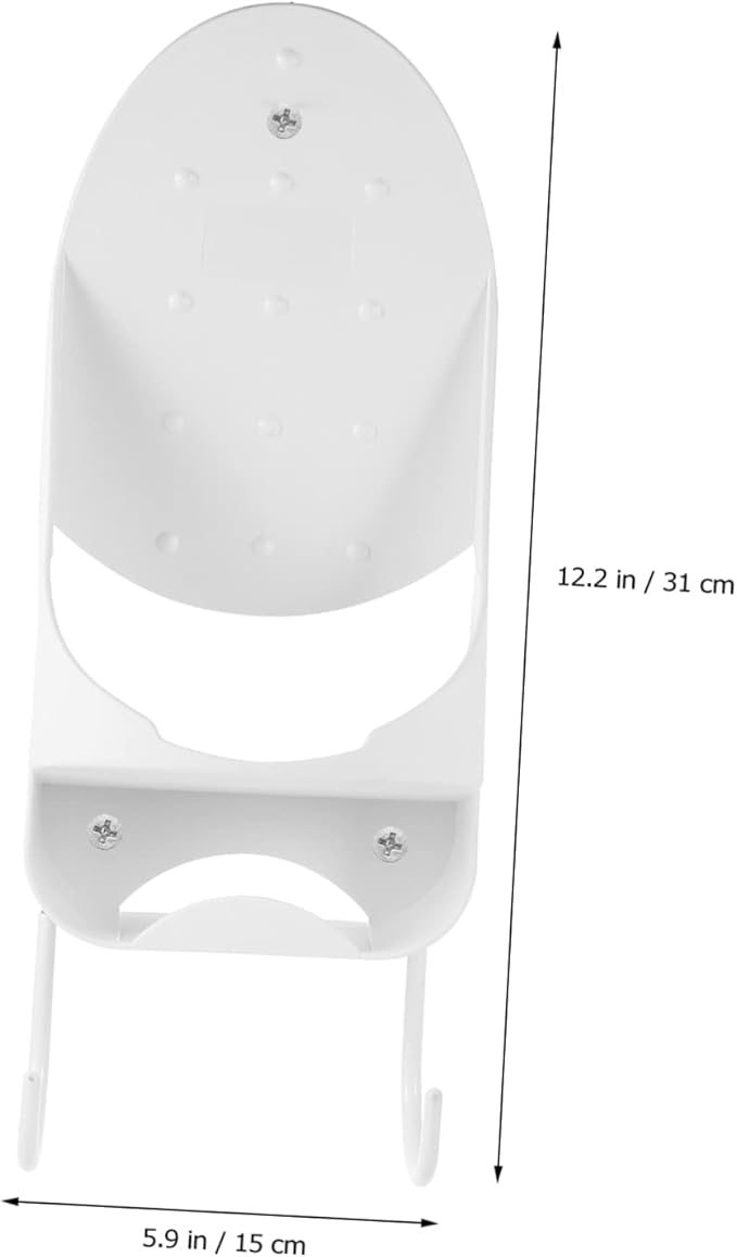 1pc Wall Mounted Ironing Board Holder Iron Organizer for Home Material Easy to Install for Laundry Rooms and Bathrooms