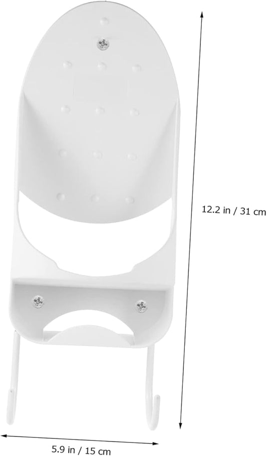 1pc Wall Mounted Ironing Board Holder Iron Organizer for Home Material Easy to Install for Laundry Rooms and Bathrooms