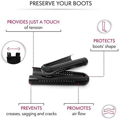 Bag-a-Vie Tall Boot Shapers For Women - Easy Glide Boot Stand-Up Inserts
