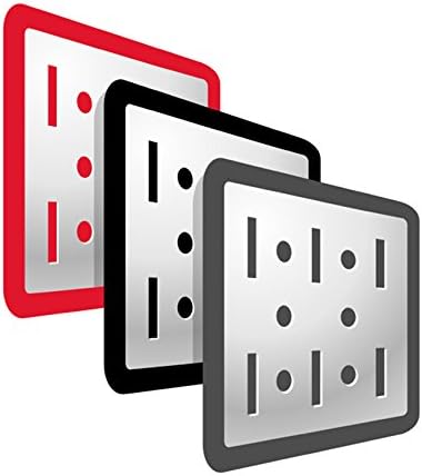 Wall Control Shelf 9in Deep Pegboard Shelf Assembly Pegboard and Slotted Tool Board - Red