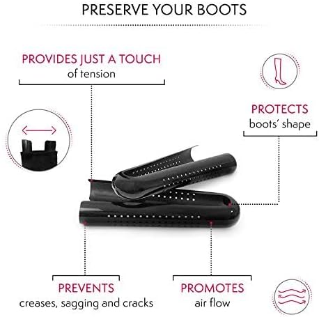 Bag-a-Vie Tall Boot Shapers For Women - Easy Glide Boot Stand-Up Inserts