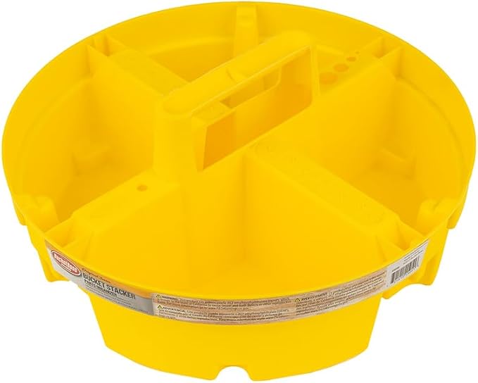 Bucket Boss - Bucket Stacker Small Parts Organizer, Bucket Organization (15051) , Yellow