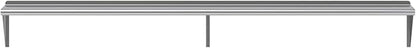 AmGood 96" Long X 12" Deep Stainless Steel Wall Shelf | NSF Certified | Appliance & Equipment Metal Shelving | Kitchen, Restaurant, Garage, Laundry, Utility Room