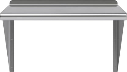 AmGood 24" Long X 24" Deep Stainless Steel Wall Shelf | NSF | Appliance & Equipment Metal Shelving | Kitchen, Restaurant, Garage, Laundry, Utility Room