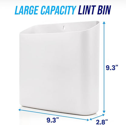 Simplation Laundry Detergent Cup Holder Collection: MAGNETIC LINT HOLDER BIN for Laundry Room Storage