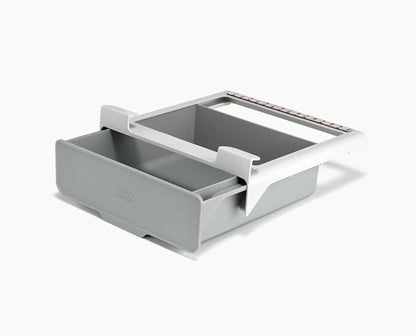 Joseph Joseph CupboardStore Under-Shelf Storage Drawer – Space-Saving Kitchen Organizer, Made from Recycled Plastic