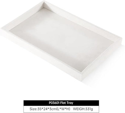 Jewelry Organizers And Storage, Velvet Jewelry Trays,Premium Flat Watch Tray,Luxury Jewelry Display For Vendors,White Necklace Display For Selling