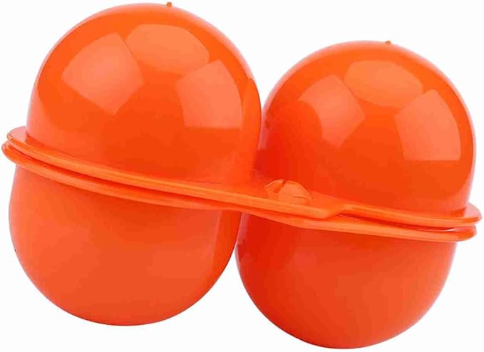 Egg Holder Camping, Egg Carrier, Camping Eggs Container, for Outdoor Picnic, Barbecue and Other Outdoor Activities, Orange