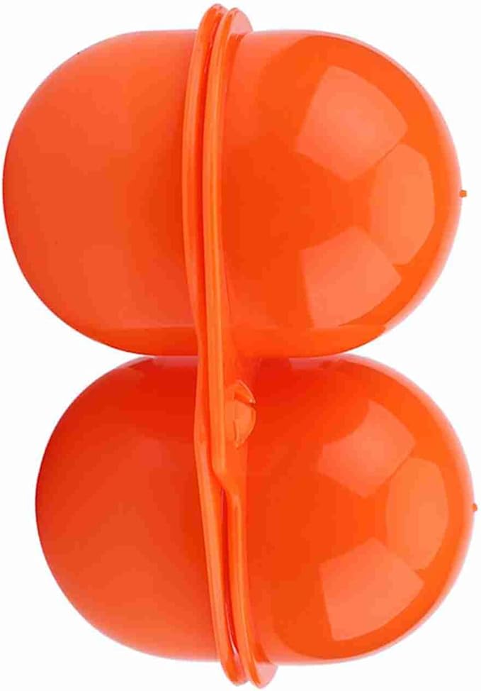 Egg Holder Camping, Egg Carrier, Camping Eggs Container, for Outdoor Picnic, Barbecue and Other Outdoor Activities, Orange