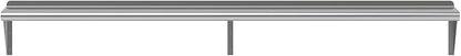 AmGood 72" Long X 10" Deep Stainless Steel Wall Shelf | NSF Certified | Appliance & Equipment Metal Shelving | Kitchen, Restaurant, Garage, Laundry, Utility Room