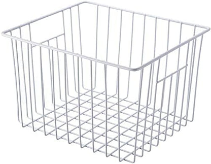 Freezer Baskets Organizer, Refrigerator Metal Wire Storage Basket Bins, Wire Basket Freezer Storage Organizetion for Kitchen, Pantry Organizer Bins - Set of 3