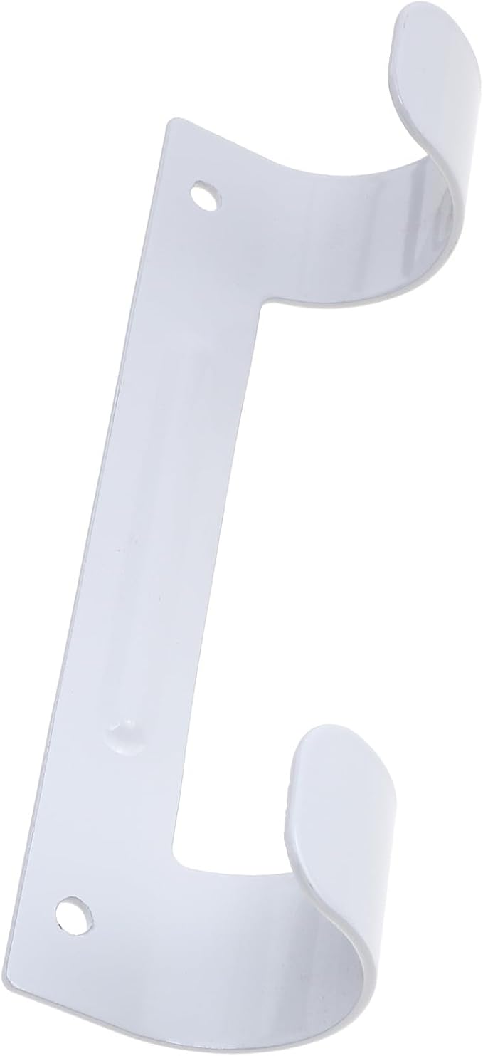DOITOOL Ironing Board Rack Wall Mount with Dual Hooks Space Saving Iron Board Holder for Laundry Room Organization Compact 6.10X1.77X1.18 Inch