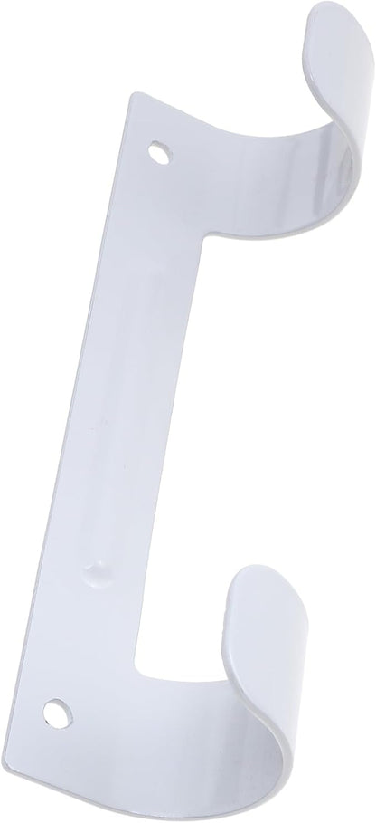 DOITOOL Ironing Board Rack Wall Mount with Dual Hooks Space Saving Iron Board Holder for Laundry Room Organization Compact 6.10X1.77X1.18 Inch