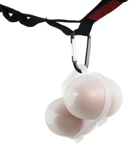 2pcs Eggs Carrier Egg Case, Plastic Eggs Storage Box with D Buckle, Portable Egg Container, Convenient Kitchen Tools for 2 Eg-g Case Outdoor Camping