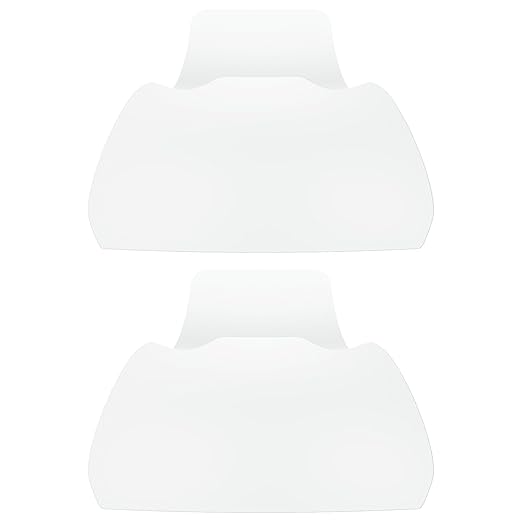 playvital 2 Pack Controller Display Stand for ps5, Gamepad Stand Desk Holder for ps5 Controller Accessories with Rubber Pads, White
