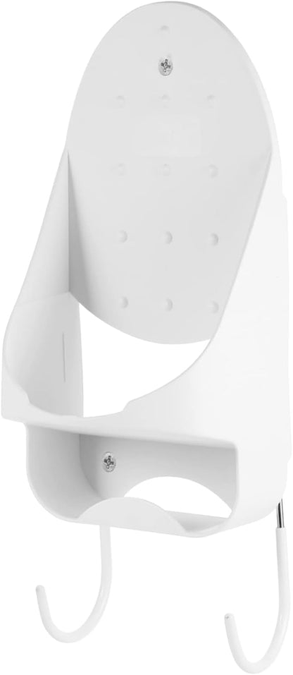 1pc Wall Mounted Ironing Board Holder Iron Organizer for Home Material Easy to Install for Laundry Rooms and Bathrooms