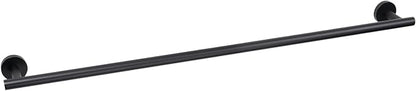 HITSLAM Matte Black 31.6 Inch Towel Bar for Bathroom, SUS304 Stainless Steel Bathroom Towel Rack Wall Mounted, Modern Home Decor Bath Towel Holder with Hardware Accessories