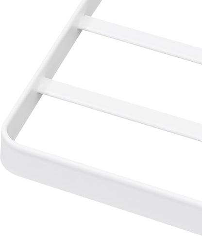 Magnetic Folding Shelf, Magnetic Multi-Purpose Organizer Shelf Magnet Rack Mount on Washing Machine or Fridge, Durable Folding Rack for Laundry Room, Bathroom, Kitchen (White)