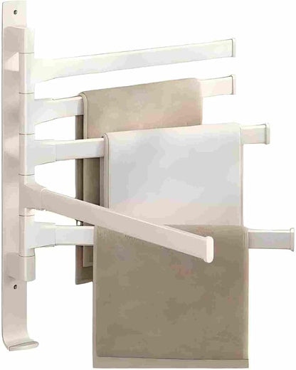 Rotating Towel Rack BSELUTNGY - Durable Space Saving Towel Racks for Bathroom Outdoor for Pool Over The Door Towel Rack Ideal for Balconies Cabinets Kitchens Perfect for Any Decor Style