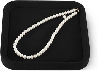 Yinbeini Valet Tray For Men, Velvet Catch All Trays,Luxury Watch Tray,Premium Jewelry Display For Vendors,Black Bracelet Display