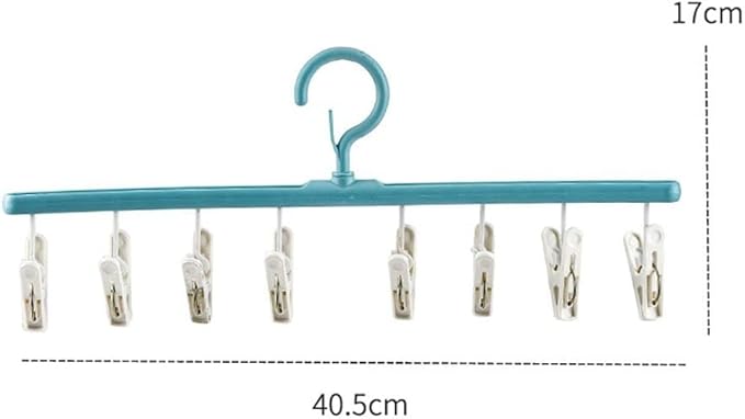 gofidin 2 Pack Drying Sock Rack Windproof Clothes Rack Multi Clip Dormitory Hanging Clothes Drying Racks Underwear Socks Holder