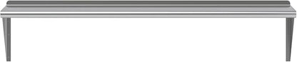 AmGood 60" Long X 14" Deep Stainless Steel Wall Shelf | NSF Certified | Appliance & Equipment Metal Shelving | Kitchen, Restaurant, Garage, Laundry, Utility Room