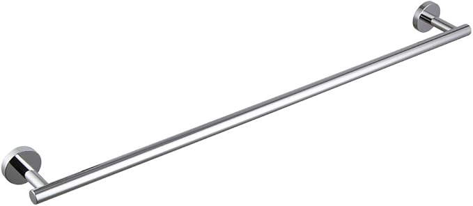 Polished Stainless Steel 30-Inch Towel Bar Towel Rack Wall Mounted Towel Rail Towel Rod for Bathroom Modern Style