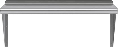 AmGood 30" Long X 14" Deep Stainless Steel Wall Shelf | NSF Certified | Appliance & Equipment Metal Shelving | Kitchen, Restaurant, Garage, Laundry, Utility Room