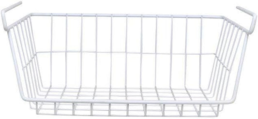 Whitmor White Wire Shelf Basket