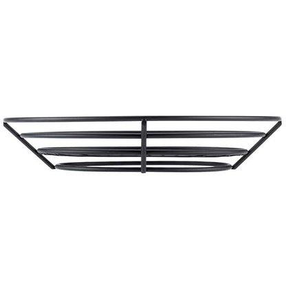 G.E.T. 4-38814 Black Oval Metal Wire Basket Iron Powder Coated Wire Baskets Collection