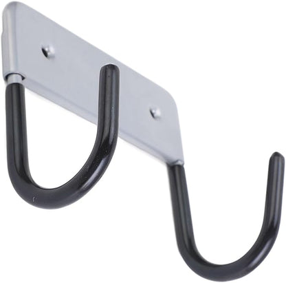 Ironing Board Holder Wall Mount, Iron Metal Ironing Board Hanger, Space Saving Iron Board Hook Wall Mount for Laundry Room Organization and Storage (Silver Gray)