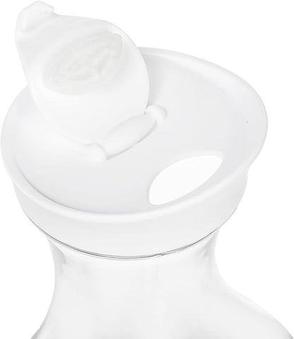 Goaste 8 Pack Laundry Detergent Dispenser, 54oz Laundry Soap Dispenser Bottle with Waterproof Label, Liquid Laundry Detergent Container, Plastic Fabric Softener Organizer for Bleach Powder Beads