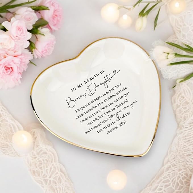 Daughter In Law Gift, Ring Dish, Stepdaughter Gift, Future Daughter Gift, Daughter In Law Present, Daughter In Law Birthday Gift, Future Daughter Gift From Parents In Law, Stepmother Stepdad