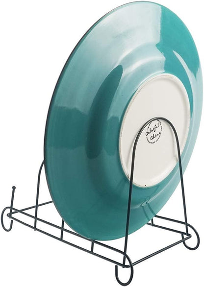Artliving 4-Tier Metal Scrollwork Dish Rack Plate Rack Display Stand Holder Cabinet Organizer Set of 2