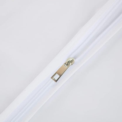 Clear Garment Bags Hanging Clothes Bags (Set of 12) for Closet Storage Plastic Bag with Zipper for Suit, Sweaters Travel Laundry Wardrobe Closet Garment Dust Cover Bags - 24'' x 48''/12 Pack