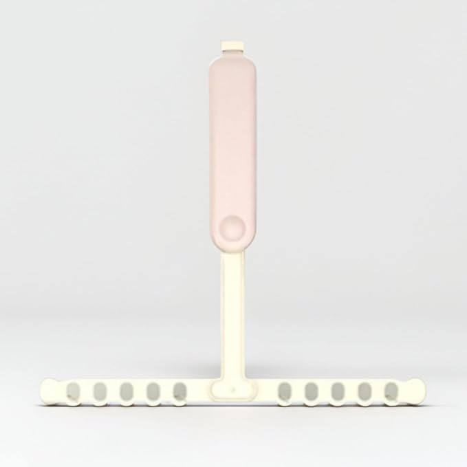 Foldable Clothes Drying Rack for Small Spaces — Portable, Rust-Proof, Easy Fold & Carry — Ideal for Travel, Apartment, Dorm (Pink)
