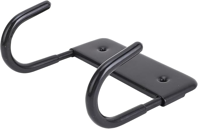 Ironing Board Holder Wall Mount, Iron Metal Ironing Board Hanger, Space Saving Iron Board Hook Wall Mount for Laundry Room Organization and Storage (Matte Black)