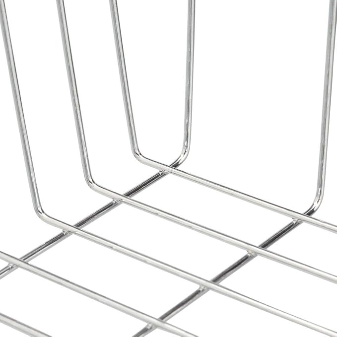 LTL Home Products WS-Z215430C More Inside Hanging Under Shelf Storage Basket, Medium, Chrome