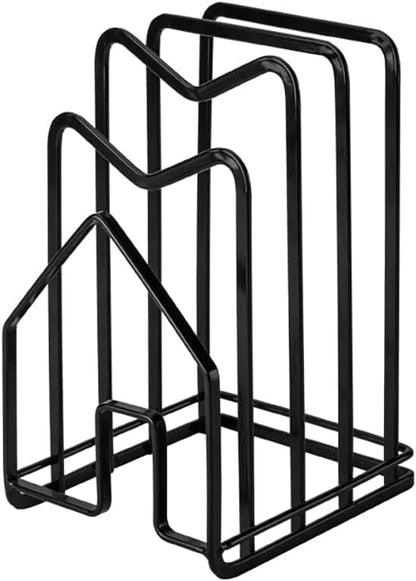 Poeland Kitchen Pantry Organizer Rack for Dinnerware, Bakeware, Cookware, Cutting Boards, Pan Lids
