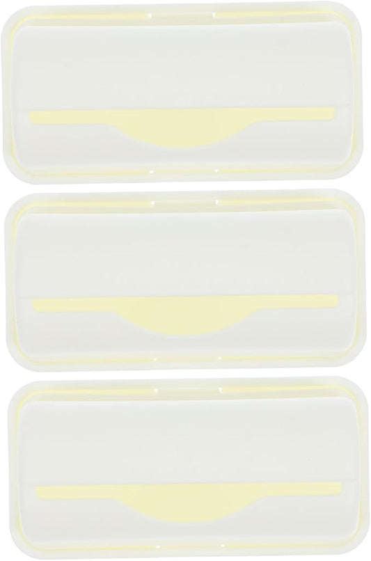 BESTYASH 3pcs Trash Bag Holder: Wall Mount Adhesive Plastic Garbage Bag Dispenser Roll Holder Organizer For Kitchen Cabinet Under Sink