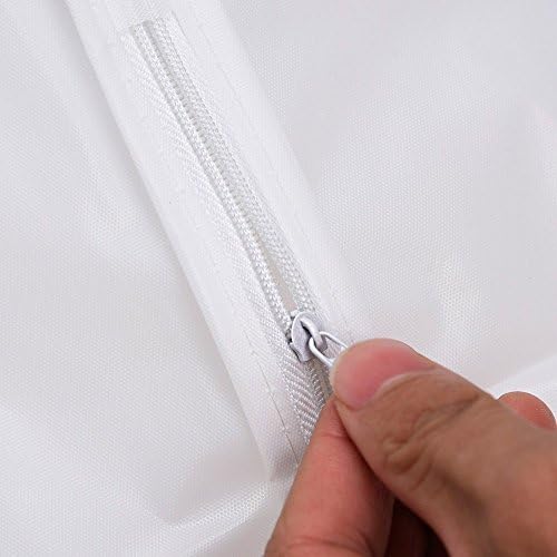 Bringsine Hanging Garment Bag Lightweight Clear Full Zipper Suit PEVA Moth-Proof Breathable Dust Cover for Closet Clothes Storage See-Through Travel Organizer Dress Pack of 5 (60x120CM)
