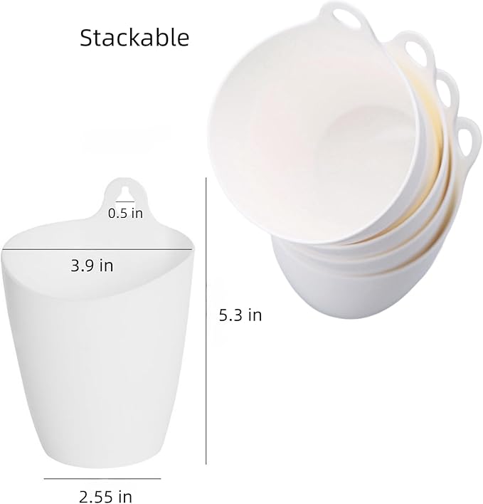 yaocoral 3 Pack Wall Toothbrush Holder for Bathroom Shower Organizer Hanging Cup Holder for Tooth Brush,Electric Toothbrush,Toothpaste,Razor,Makeup Brush,Pen,Adhesive Bucket Wall Organizer