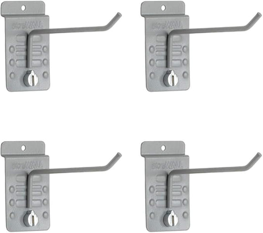 5" Heavy Duty Slatwall Single Hook (Pack of 4)