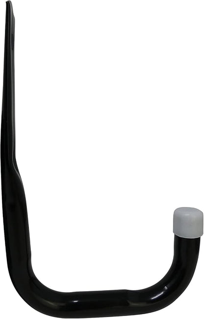 Shepherd Hardware 8089E Heavy Duty Steel 5-Inch Garage Storage Utility Hooks, 4 Pack, Black