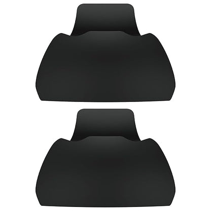PlayVital 2 Pack Controller Display Stand for ps5, Gamepad Stand Desk Holder for ps5 Controller Accessories with Rubber Pads, Solid Black